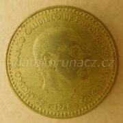 Španělsko - 1 peseta 1966 (74)