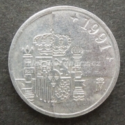Španělsko - 1 peseta 1991