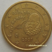 Španělsko - 10 Cent 2001