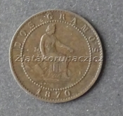 Španělsko - 2 centimos 1870