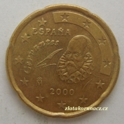 Španělsko - 20 Cent 2000