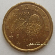 Španělsko - 20 Cent 2001
