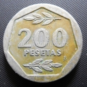 Španělsko - 200 pesetas 1986