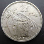 Španělsko - 25 pesetas 1957 (58)