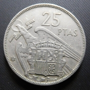 Španělsko - 25 pesetas 1957 (66)