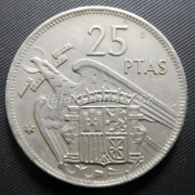Španělsko - 25 pesetas 1957 (75)