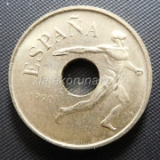 Španělsko - 25 pesetas 1990 OH