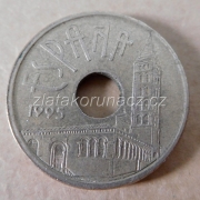 Španělsko - 25 pesetas 1995