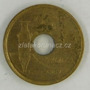 Španělsko - 25 pesetas 1997