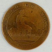 Španělsko - 5 centimos 1870 OM