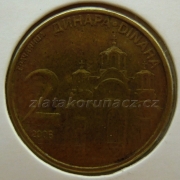Srbsko - 2 dinara 2006