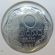 Sri Lanka - 10 cent 1991