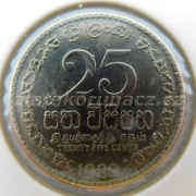 Sri Lanka - 25 cents 1989