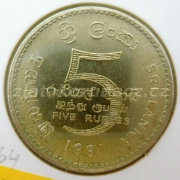 Sri Lanka - 5 rupees 1991