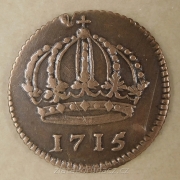 Švédsko - 1 daler 1715