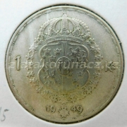 Švédsko - 1 krona 1949 TS