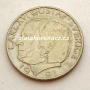Švédsko - 1 krona 1991 D