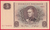 Švédsko - 5 Kroner 1963