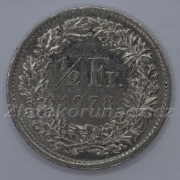 Švýcarsko - 1/2 frank 1978