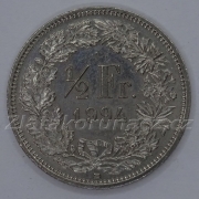 Švýcarsko - 1/2 frank 1994 B