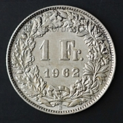 Švýcarsko - 1 frank 1962 B