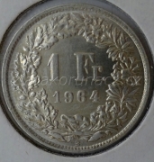 Švýcarsko - 1 frank 1964 B