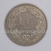 Švýcarsko - 1 frank 1982