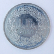 Švýcarsko - 1 frank 2010 B