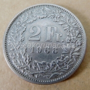 Švýcarsko - 2 frank 1968 