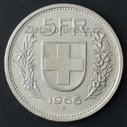 Švýcarsko - 5 frank 1966 B