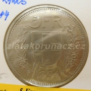 Švýcarsko - 5 frank 1984