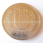 Švýcarsko - 5 frank 1987 B