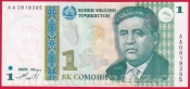 Tádžikistán - 1 somoni 1999(2000)