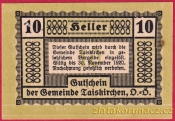Taiskirchen - 10 haléřů - 1920