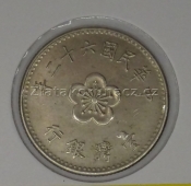 Taiwan - 1 yuan 1973 