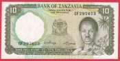 Tanzánie - 10 Shilingi 1966
