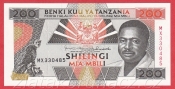 Tanzánie - 200 Shilingi 1993