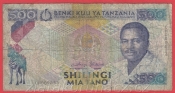 Tanzánie - 500 Shillingi 1989