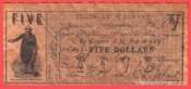 USA-Texas - kopie 5 dollars 1862