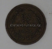 Thajsko - 1/2 Pai (1/64 bath) 1882 (1244)