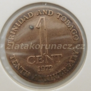 Trinidad and Tobago - 1 cent 1972 varianta