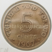 Trinidad and Tobago - 5 cents 1967