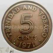 Trinidad and Tobago - 5 cents 1971