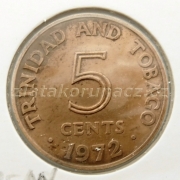Trinidad and Tobago - 5 cents 1972