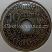 Tunis - 10 centimes 1919