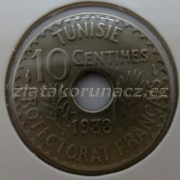 Tunis - 10 centimes 1938