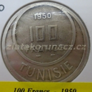 Tunis - 100 francs 1950