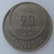 Tunis - 20 francs 1950