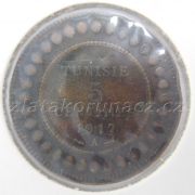 Tunis - 5 centimes 1917 A