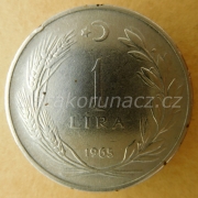 Turecko - 1 lira 1965